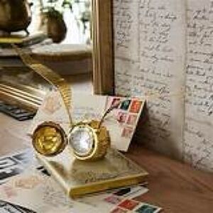 Pottery Barn teen HP Golden Snitch Clock